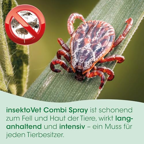 insektoVet Combi Spray - effektiver Insektenschutz für Tiere mit ätherischen Ölen - CDVet natürlich schützt