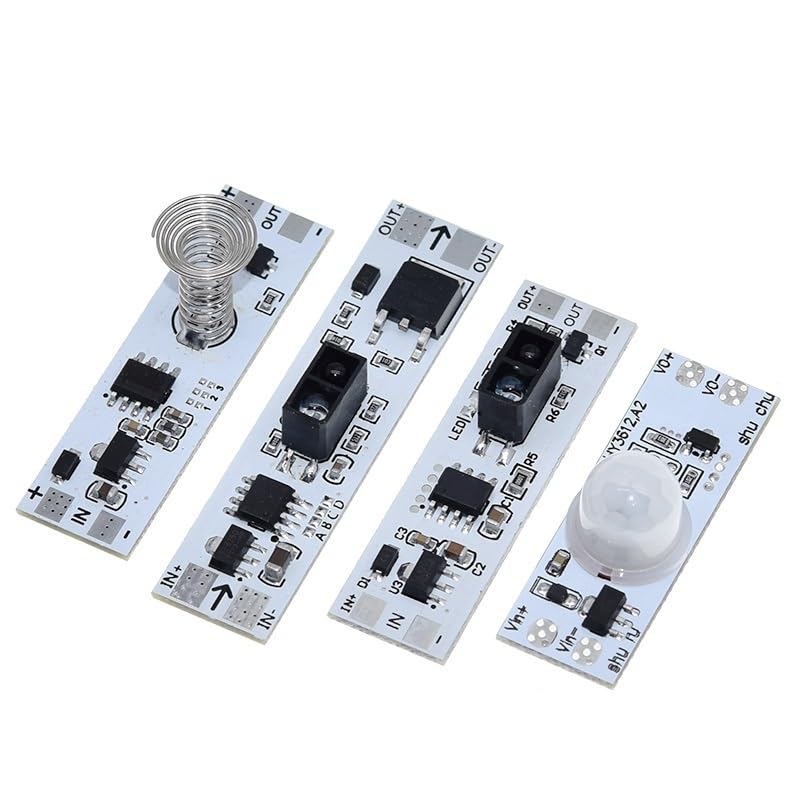 TZT Short Distance Scan Sensor Capacitive Touch Sensor Switch PIR Motion Sensor Switch Module 3A Constant Voltage for Smart Home(PIR Motion Sensor)