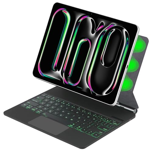 Magic Keyboard per iPad Pro da 12.9 pollici 3a generazione tastiera Bluetooth wireless trackpad con supporto magnetico e display di