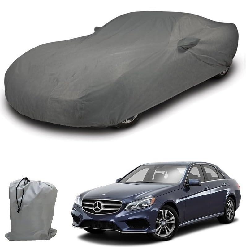 Image of ARCUATE Triple Layer Custom fit Car Body Cover for Mercedes Benz E 250 |Top Layer Dustrproof | Middle Layer Waterproof | Bottom Layer Scratch Protection | Outdoor Indoor Fabric
