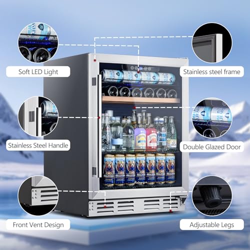 Kalamera 24 Inch Wine & Beverage Cooler