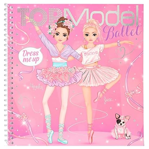 Depesche 12125 TOPModel Dress Me Up-Libro de pegatinas para diseñar conjuntos de danza y ballet Cover