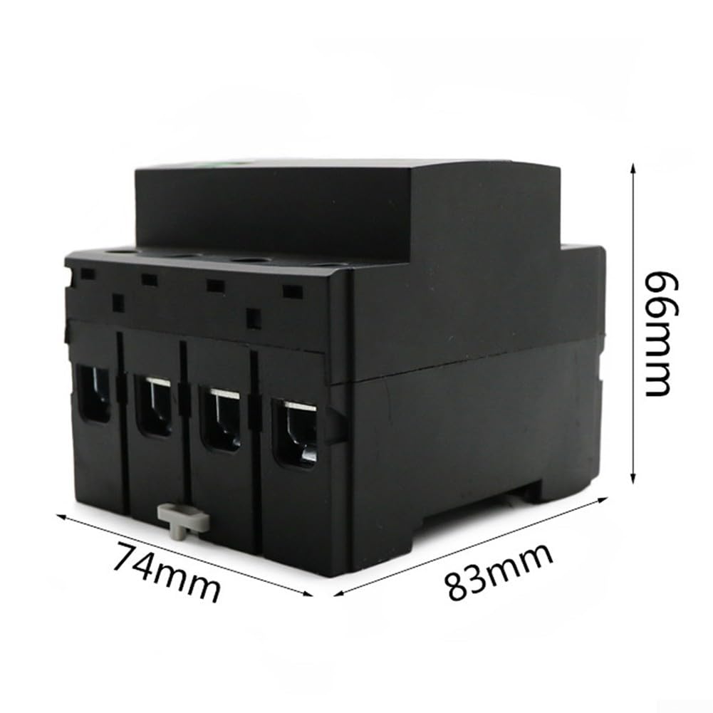WLAN Schalter 4P 80A Smart Relay mit Sprachsteuerung für alexa Google für Haushaltsgeräte und Energieverbrauch messen(4P-63A)