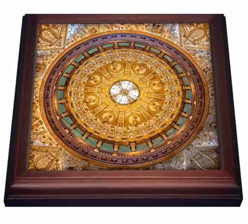 3dRose USA, Florida, St Augustine, Flagler College, Hotel Ponce De Leon Trivet with Ceramic Tile, 8