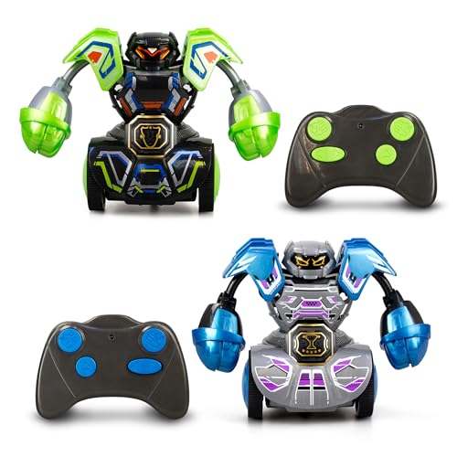Robots de combate con luces y efectos de sonido de puñetazos Robo Kombat Tornado 3