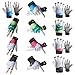 Hotfiary Fishing Gloves Sun Protection Fingerless/Three-Finger/Full-Finger Glove Men Womens Sports Gloves for Kayaking Rowing Driving Hiking Sailing