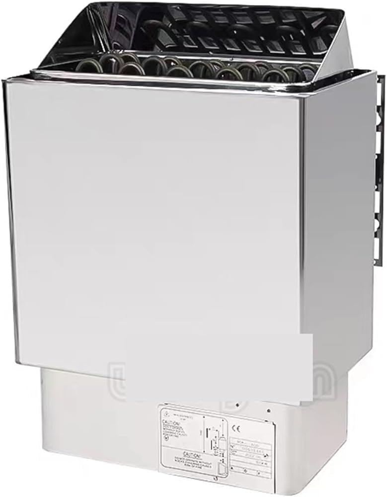 Calentador de sauna, acero inoxidable, pantalla digital, control interno y externo, uso doméstico y comercial, ideal para duchas domésticas