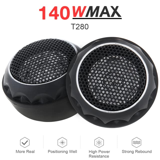 Amazon.co.jp: 28mmドームツイーター 最大140W クロスオーバー付 汎用