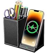 Amazon.co.jp: Richblue デスクオーガナイザー 充電機能付き PUレザー