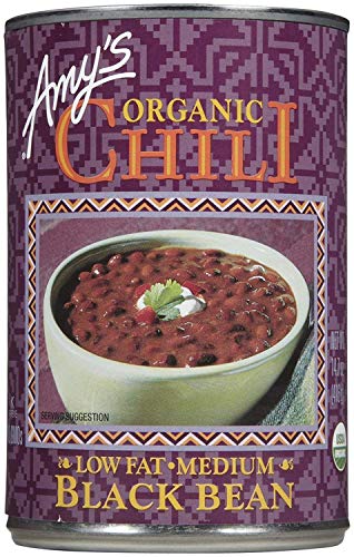 Amy's Organic chili,Black Bean Soup - 14.7 OZ