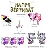 Unicorn Party Supplies Birthday Party Decorations for kids 27 pack | unicorn party kit theme with Glitter Unicorn Headband for Birthday Girl Gold balloon Foil Latex Balloon