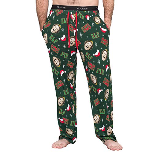 Underboss STORE Cotton Elf OMG! Santa! Adult Hunter Green Pajamas Lounge Pants For Men's & Women's4