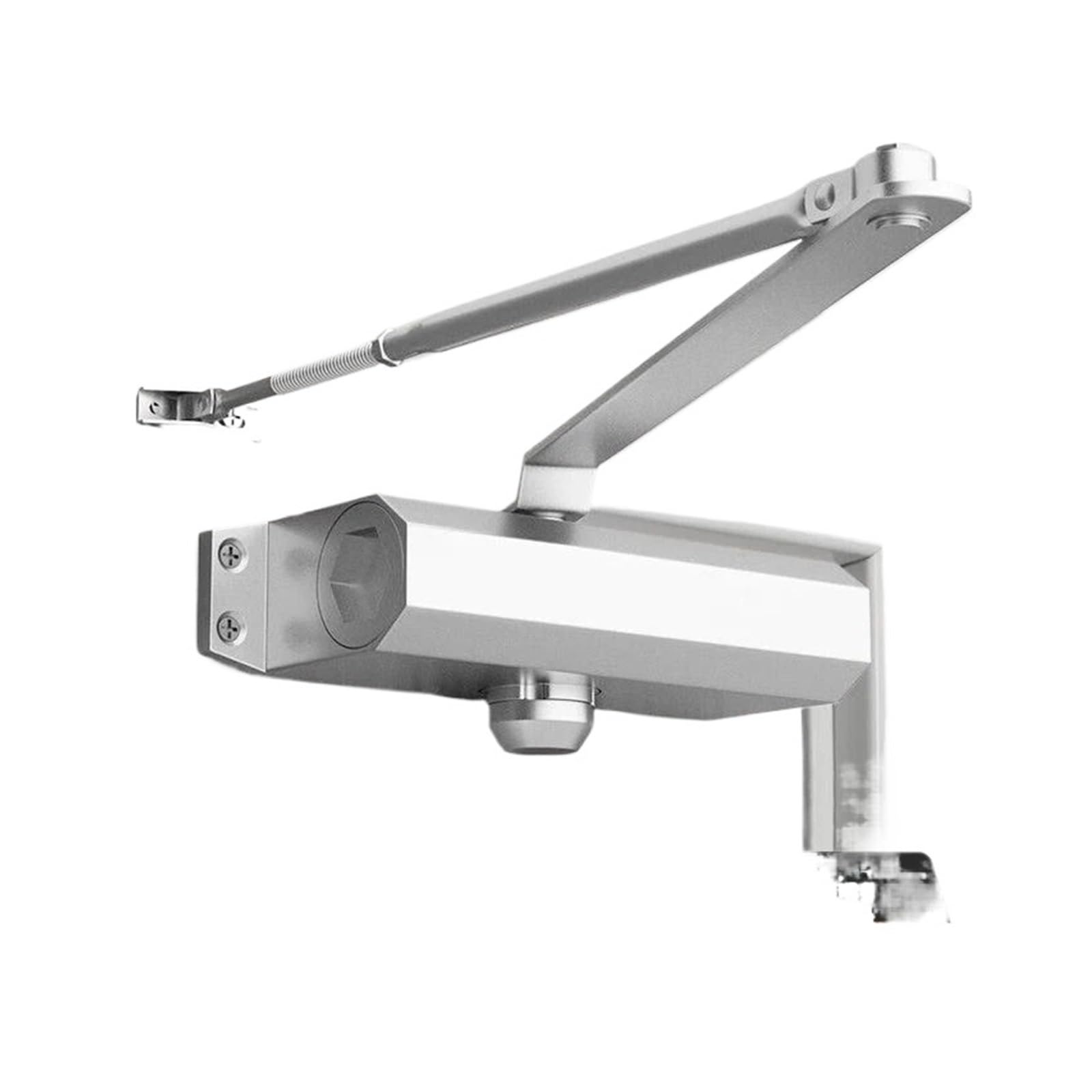 Chiudiporta automatico a molla regolabile, hardware resistente al fuoco | Hardware a chiusura automatica che soddisfa i requisiti di utilizzo quotidiano(Small positioning)