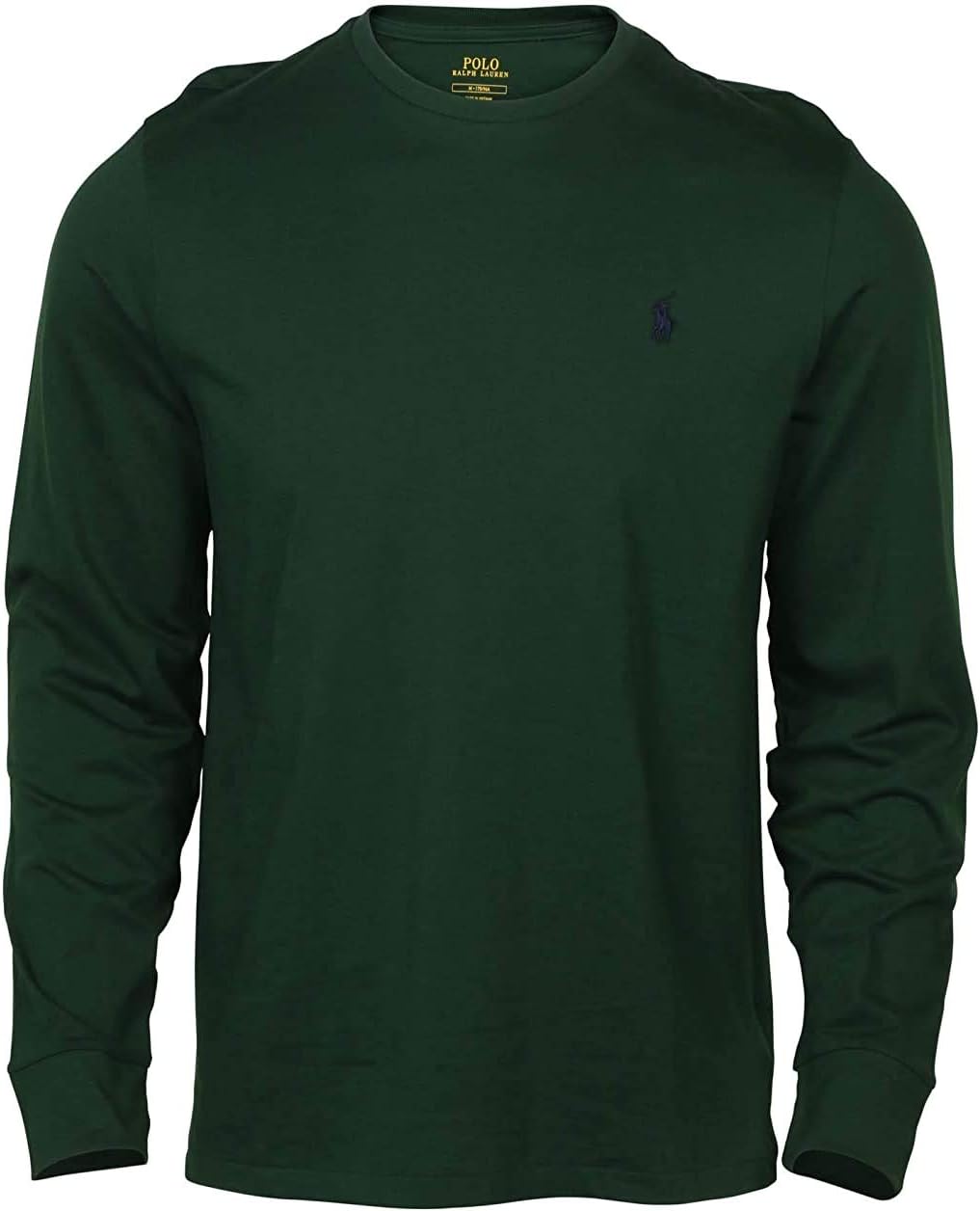 Polo Ralph Lauren Mens Classic Fit Long Sleeves T-Shirt (Nw Pine, Small)