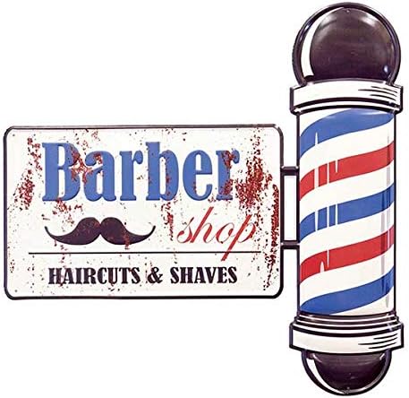 Amazon アンティーク風 エンボスプレート バーバーショップ 散髪屋 理髪店 Barber Shop ダイカット 看板 サイン アメリカン雑貨 店舗看板 文房具 オフィス用品 Amazon アンティーク風 エンボスプレート バーバーショップ 散髪屋 理髪店 Barber Shop ダイカット 看板 サイン アメリカン雑貨 店舗看板 文房具 オフィス用品