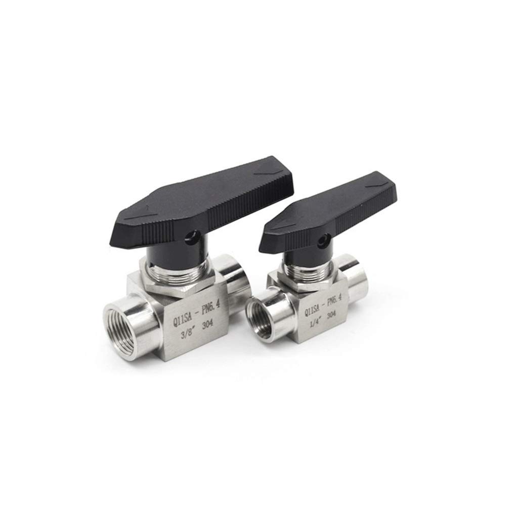 Vanne à bille 2 voies SUS 304 - Tailles 1/8'' à 3/4'' 1 pièce(3/4)