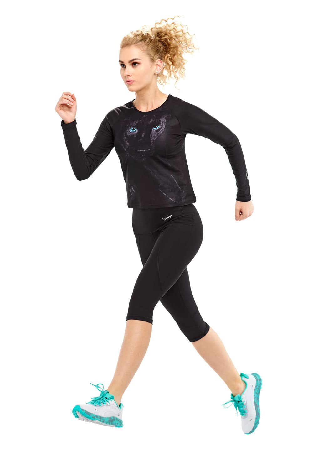 WINSHAPE Funkcjonalny Komfort ¾-tights Hwl215c "High Talia" - Legginsy Kobiety