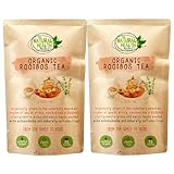 Organic Red Bush Rooibos Tea Bags – Naturally Caffeine-Free Herbal Infusion – Grown in South Africa, Packed in the UK – The Natural Health Market – 100 Biodegradable Bags (2x50 Plastic-Free Packs)