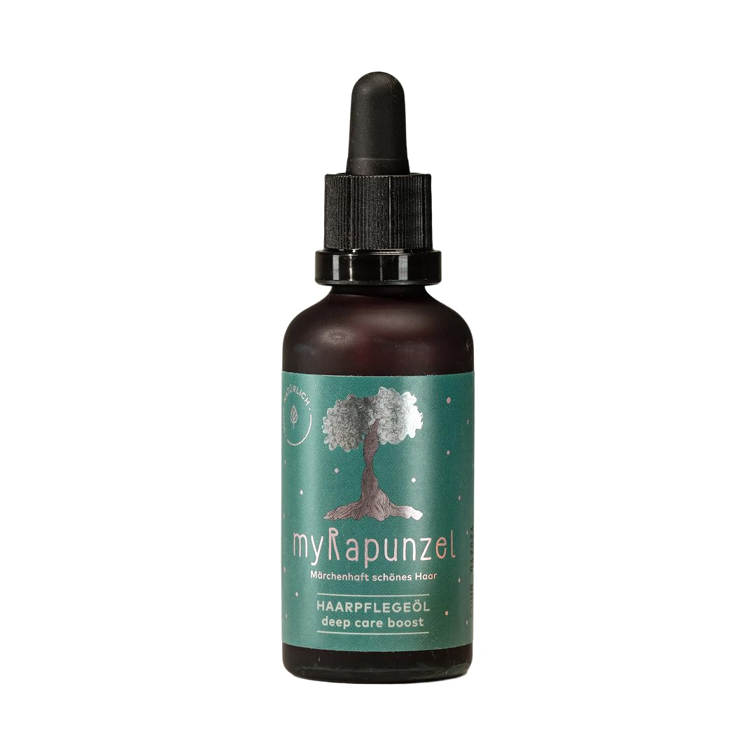 Haaröl - 100% natürlich - silikonfrei - ohne Chemie - nährendes Leave-in Pflegeöl gegen Frizz für glänzende, geschmeidige Haare - mit Arganöl, Rizinusöl & Aloe Vera - 50 ml