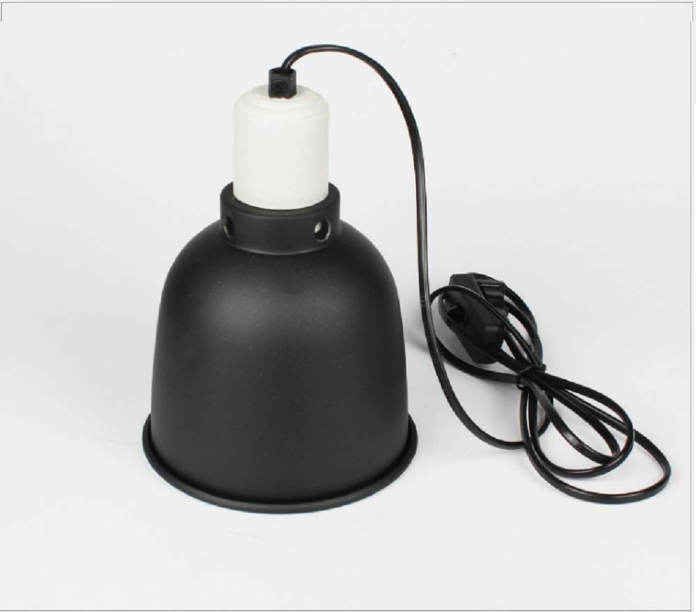 B&K 5.5 inch deep dome lamp shade Ceramic Heat UV UVB Lamp Light Holder For Aquarium Amphibians Reptile Tortoise Lampshade