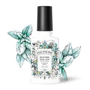 Poo-Pourri Before-You-Go Toilet Spray, Vanilla Mint, 4 Fl Oz - Vanilla, Mint and Citrus Poo Pourri Before You Go Toilet Spray Vanilla Mint 4 Fl Oz Vanilla Mint and Citrus