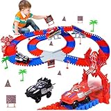 Spinnenspielzeug Bausatz für Rennstrecken, 2 Spinnen-Autos, 1 Spinnen-Bogenständer, STEM-Bauspielzeug für Jungen und Mädchen von 3 4 5 6 7 8 Jahren, Geburtstags Kinder