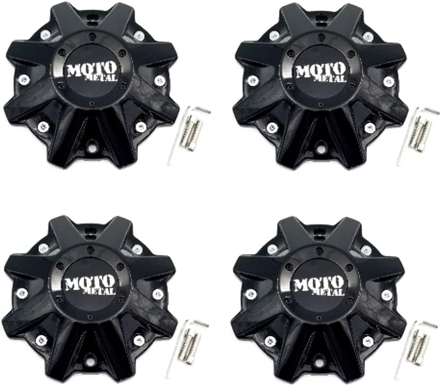 4pcs Wheel Center hub Cap for Moto Metal MO479L214GBO MO 497L214 Gloss Black