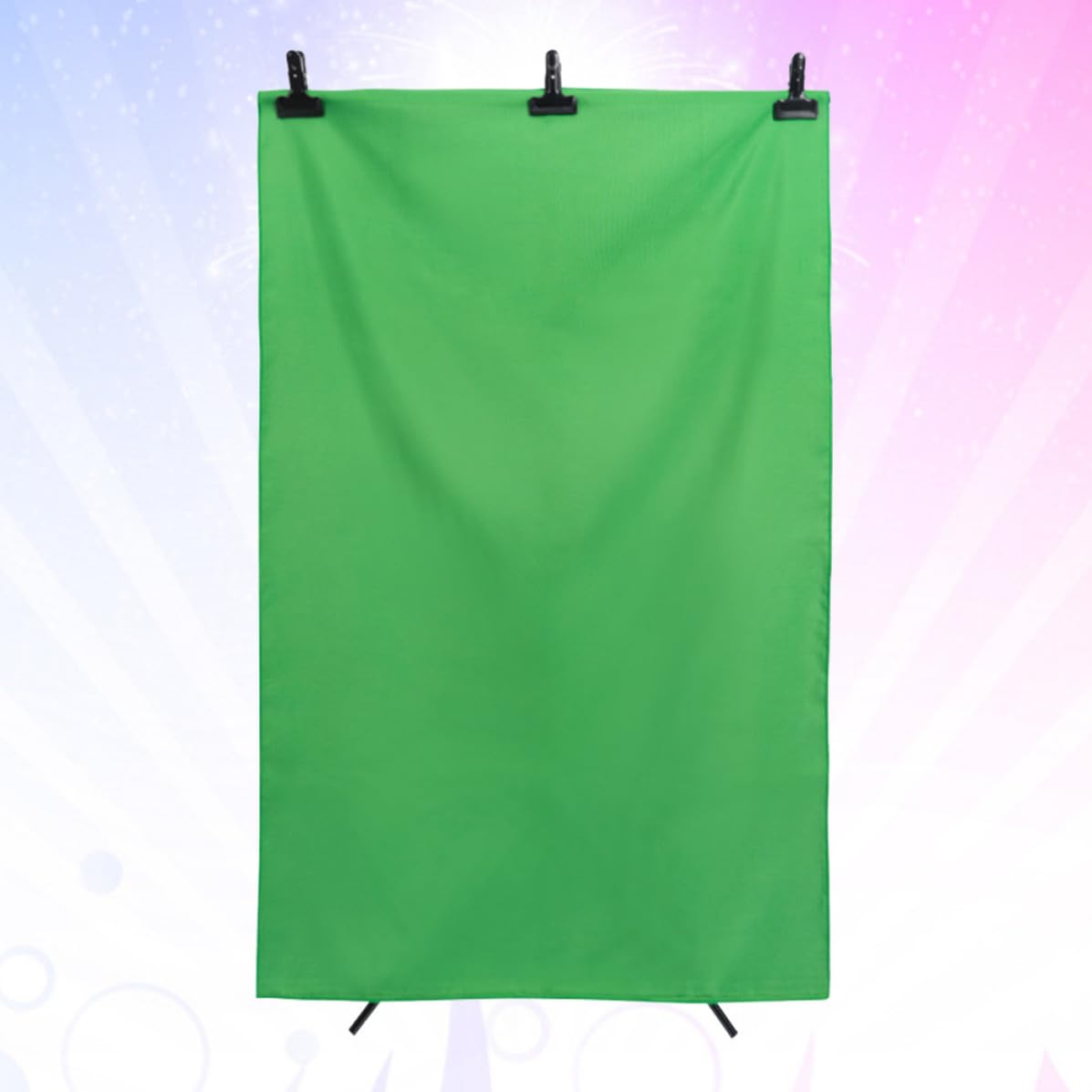 Holibanna Fondo de Fotografía de Color Sólido Verde de Algodón Mixto Tacto Cómodo para Sesiones de Video y Fotografía en Interiores y Exteriores
