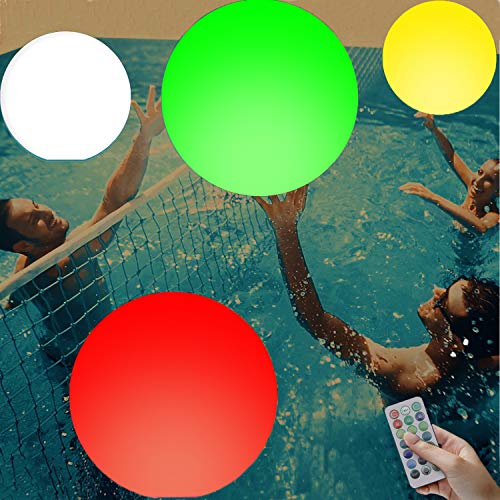 Buy Pool Toys 13 Colors 16'' LED Beach Ball Inflatable Glow Ball Light