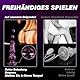 25.5cm Ovipositor Monster Dildo Fantansy Alien Knot Dildo Aufblasbar Analplug Mit 4 Silikoneiern Analdildos XXL Groß mit Saugnapf Buttplug Anal Vagina Pumpe Extrem Sexspielzeug Für Frauen Männer