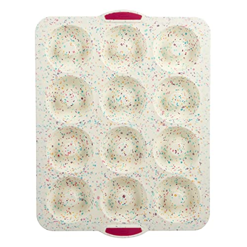 Moule à donut Trudeau Mega Pan 12 pieces confettis pour cuisson au four