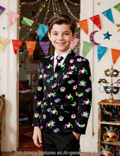 Blazer y corbata para niños 8-16 años miniatura 3