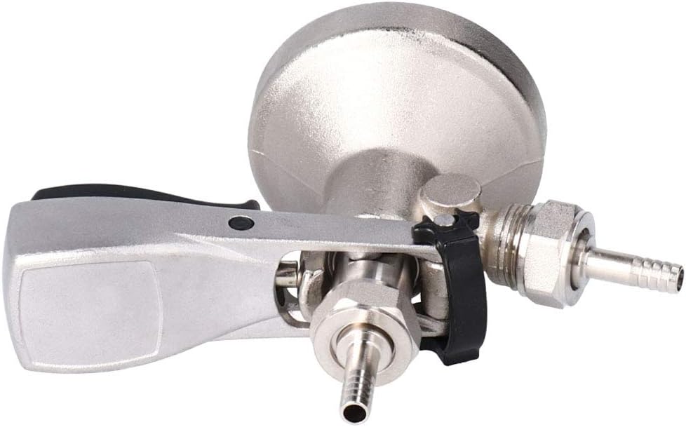 Beer Coupler, G5/8 G Type Homebrew Beer Keg Coupler Dispenser Tap System Distributor Home Brewing Accessory Kegerator Parts