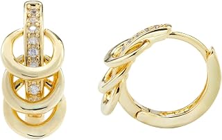 Copper Retro Hoop Earrings - Fashionable, European and American Style Jewelry for Women, Hypoallergenic & Durable Design