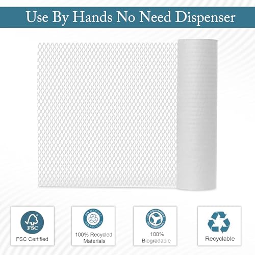 Image of GLUN Expand Wrapping Paper Roll, Pack of 1 (10 m 12 Inch Width), Eco-Friendly Sustainable Plastic-Free Packaging for Fragile Shipping Paper Roll for Packing, Shipping, & Moving