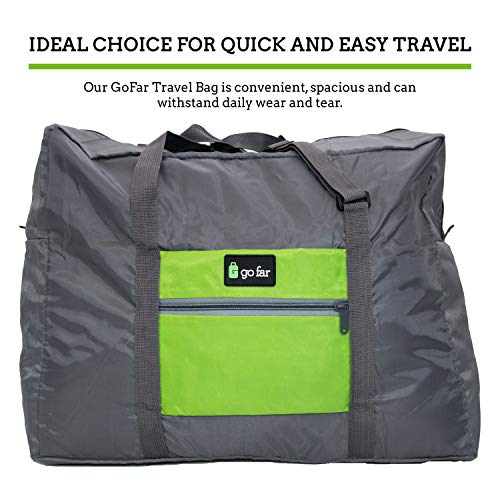 Go Far Compact Foldable Pocket Travel Bag for Business and Personal Travel - Green2