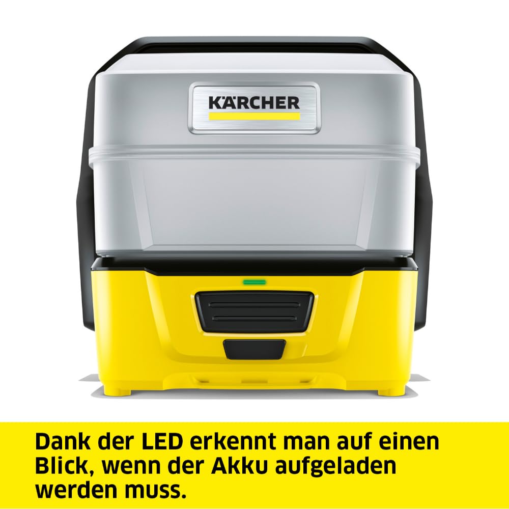 Kärcher OC 3 Plus Mobile Outdoor Cleaner, 2 l/min, 7 l Wassertank, Lithium-Ionen-Akku, Niederdruck