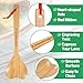 Bamboo Heart Shaped Spoon for Cooking - Wooden Cook with Love Spoon Kitchen Utensils, Valentines Mother's Day Gifts for Grandma Mom Couple Wife Hostesses House Warming