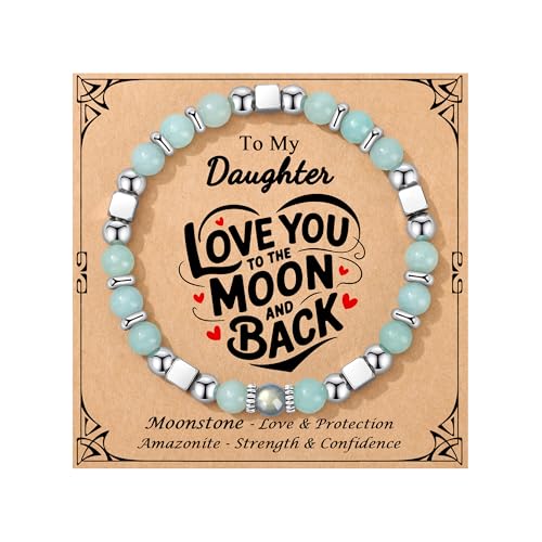 JoycuFF 𝗚𝗶𝗳𝘁𝘀 𝗳𝗼𝗿 𝗪𝗼𝗺𝗲𝗻 𝗔𝗺𝗮𝘇𝗼𝗻𝗶𝘁𝗲 𝗠𝗼𝗼𝗻𝘀𝘁𝗼𝗻𝗲 𝗕𝗿𝗮𝗰𝗲𝗹𝗲𝘁, Christmas Valentines Mothers Day Birthday Gifts for Her Women Mom Daughter Granddaughter Niece