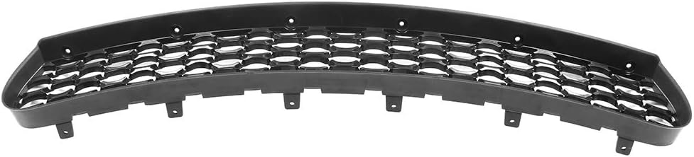 IKON MOTORSPORTS Front Lower Grille, Compatible With 2015-2023 Dodge Charger SRT/Scat Pack, SRT Style Unpainted Black PP Bumper Mesh Grill Guard