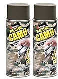 Plasti Dip Flat/Matte Camo Green Multi-Purpose Rubber Coating 11 oz oz.