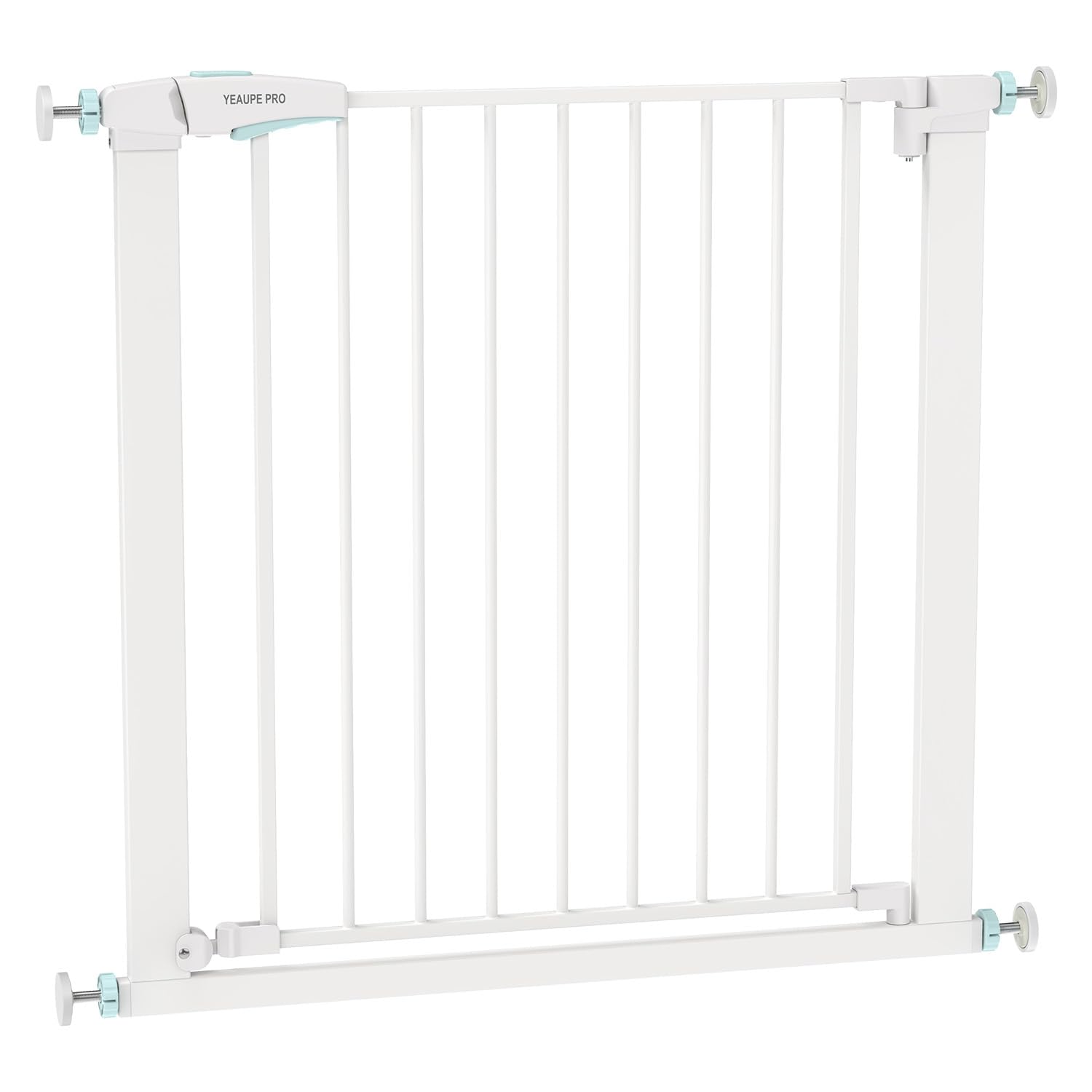 YEAUPE PRO Barrera de Seguridad Infantil 82-85cm, Sin Taladros, Blanca