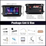 SIXWIN 4G+64G Android 13 Car Stereo for VW Volkswagen Seat Golf Passat Jetta Beetle Tiguan Touran EOS 7 Inch Touch Screen with CarPlay Android Auto UI GPS WiFi FM SWC Shot Cut Backup Camera - Image 4