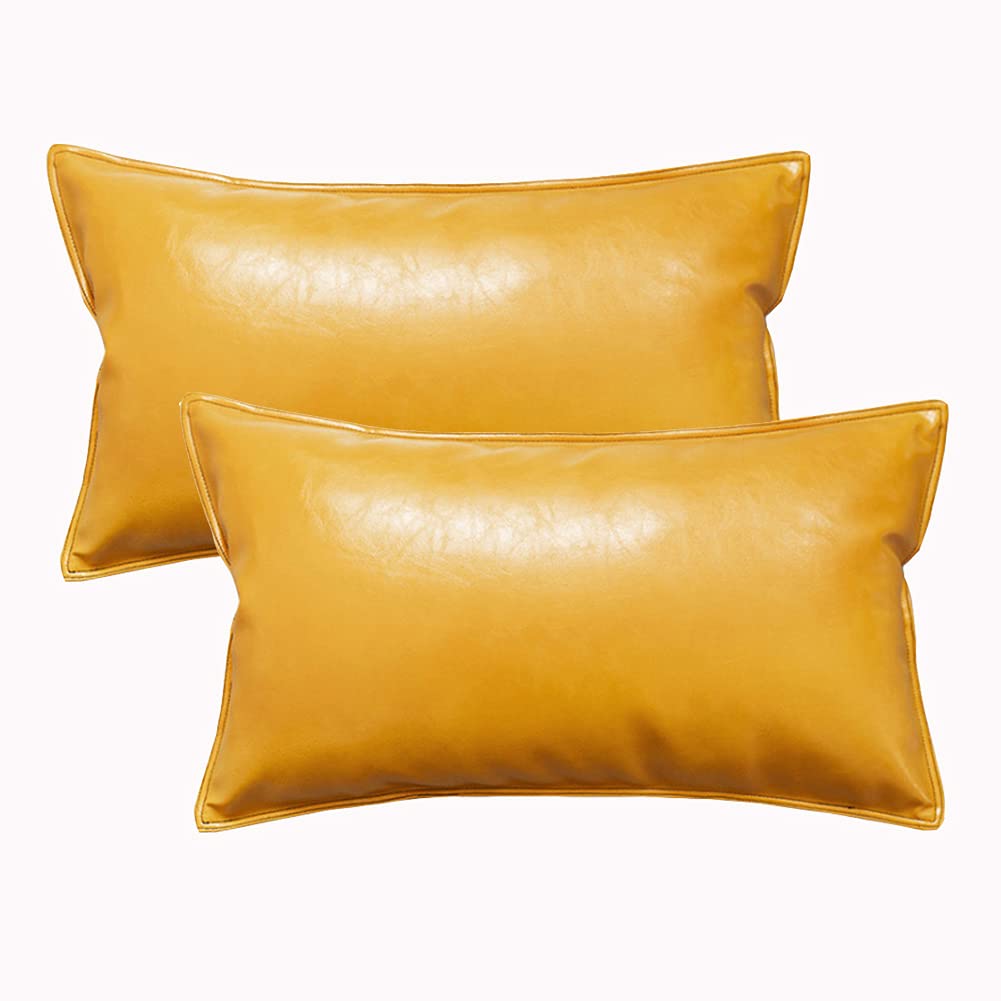 Housses de coussin en similicuir au design moderne et élégant pour sublimer votre intérieur