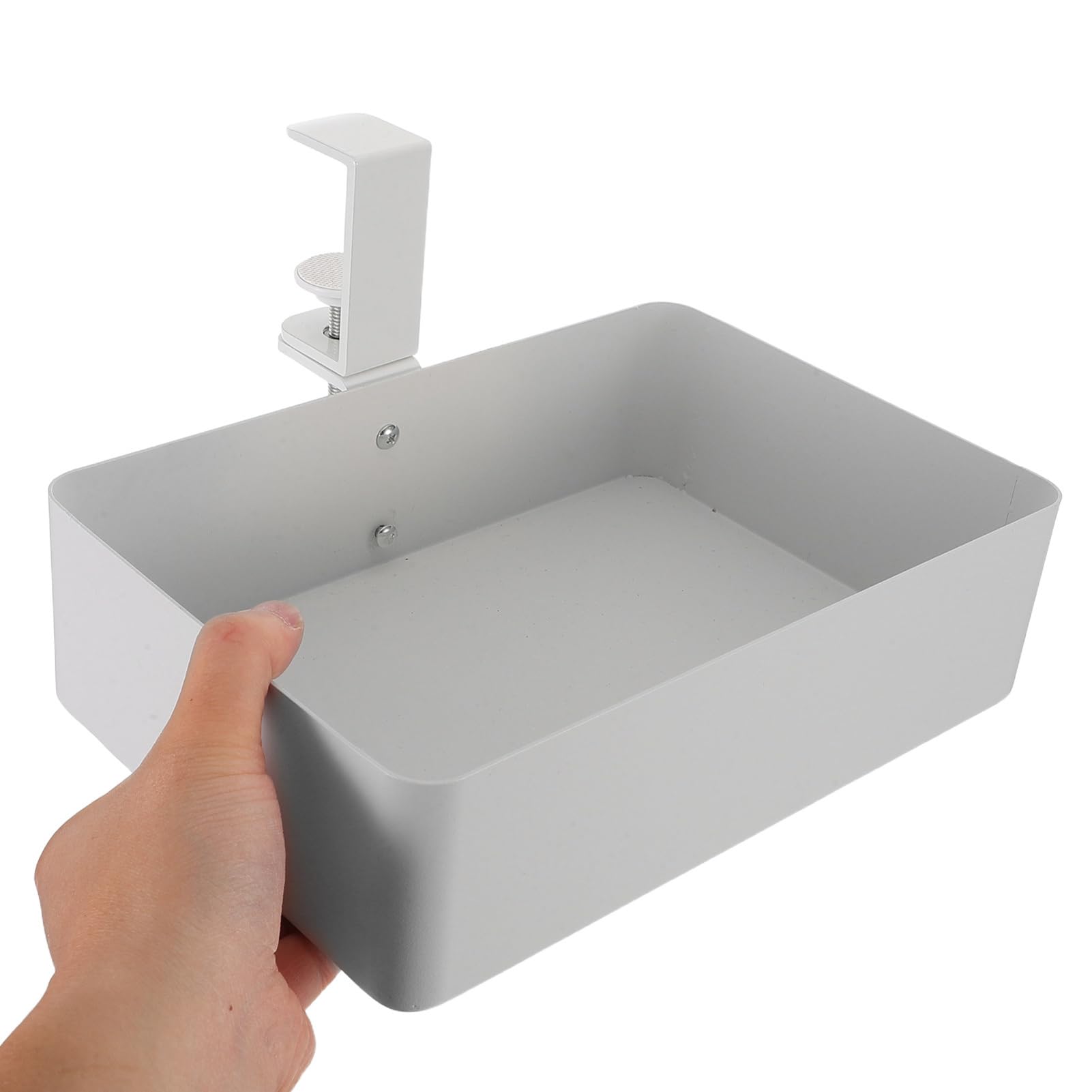 NUOBESTY Ripiano Portaoggetti in Metallo La Scrivania Organizer Per Piccoli Spazi e Bagno Cestino Appeso