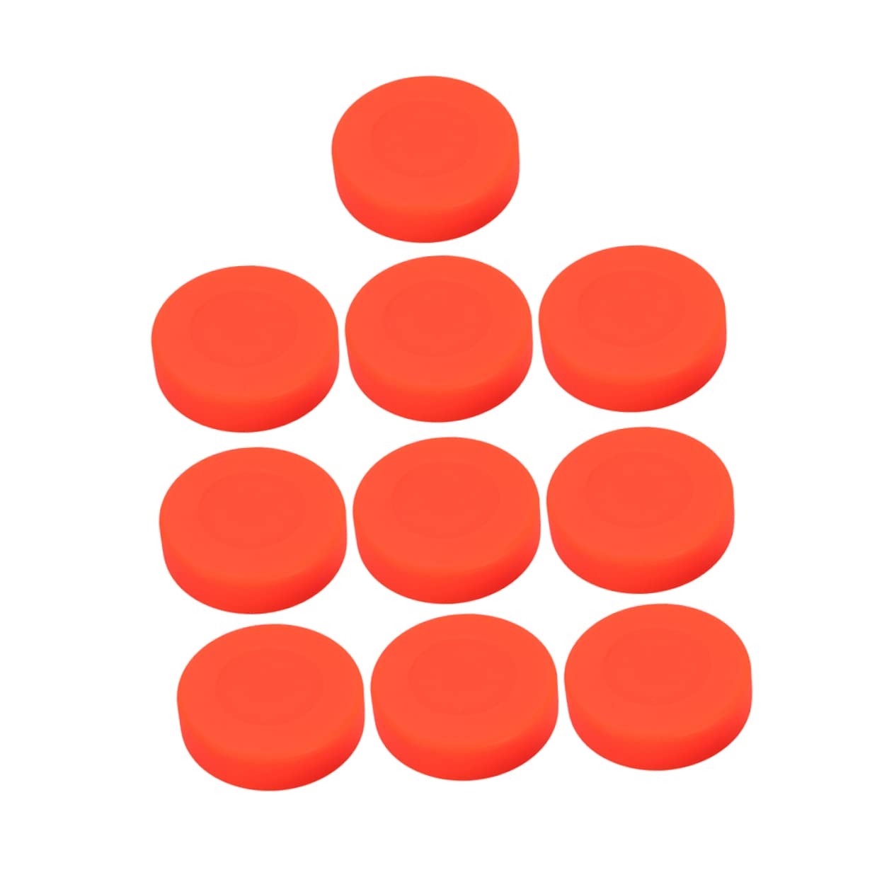 OSOLADY Adjustable Hardness Ice Hockey 10 Pieces of Matte Balls for Hockey Games Sports Supplies