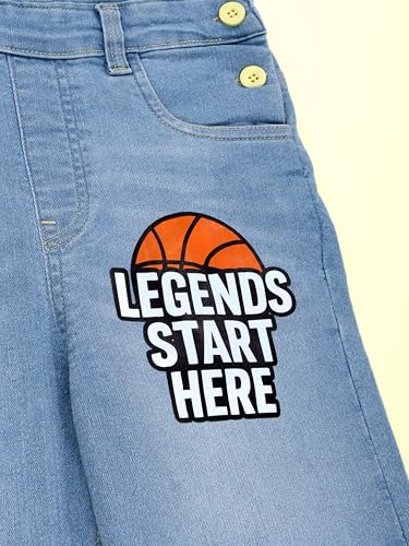 Image of KiddoPanti Boys Denim Dungaree Pant