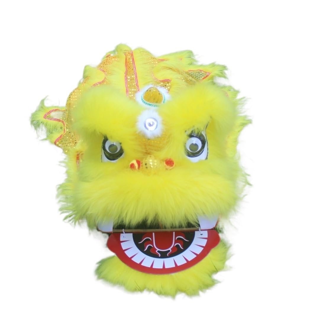 Krxsobnv I Lion Dance Clothes, Head Traditional Lion Dance Chinese Folk Art Dragon Performance Outdoor Sports