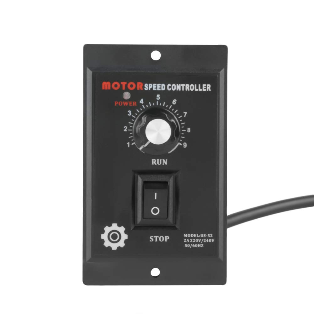 Image secondaire de Contrôleur De Vitesse De Moteur, Contrôleur De Régulation De Vitesse De Moteur 400W 220V Ca 220V, Avant Et Arrière