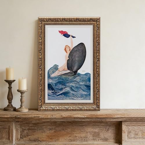 Impression giclée Raphael Kirchner grand format avec cadre - 4
